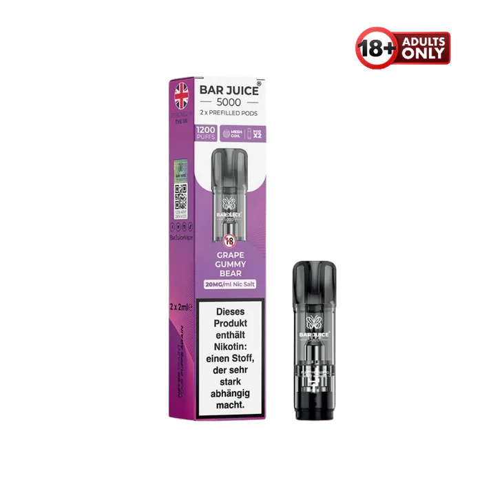 Bar Juice Prefilled Pod Grape Gummy Bear